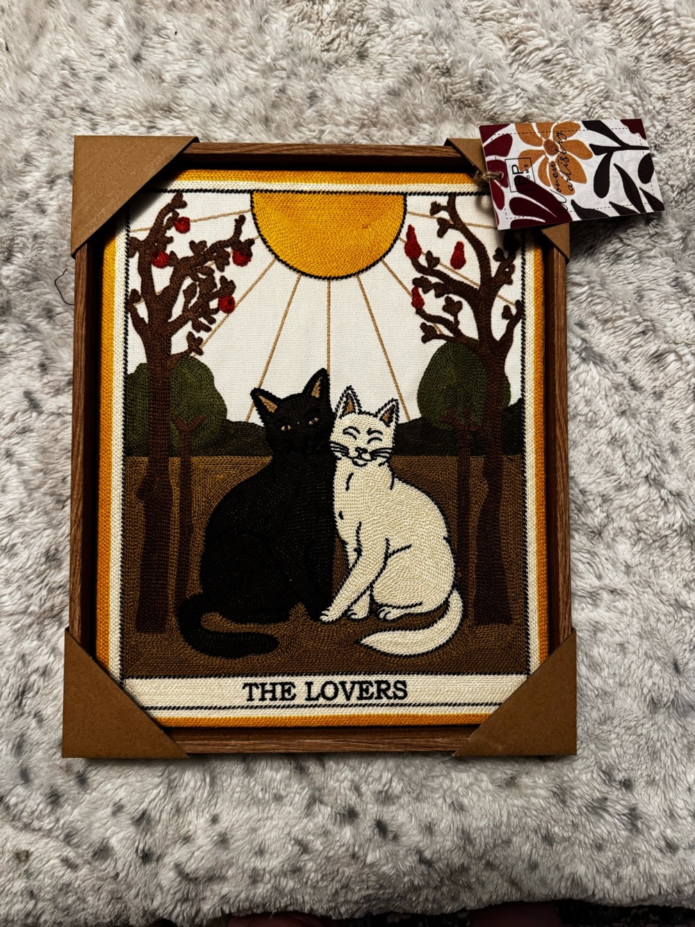 BP Home “The Lovers” Cat Tarot Art Print